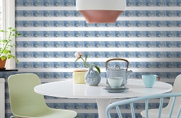 Обои DLR53601B фото в интерьере кухни превью