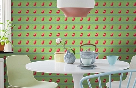 Обои 642040 фото в интерьере кухни превью