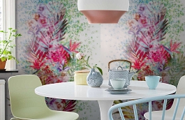 Обои BM26115 фото в интерьере кухни превью