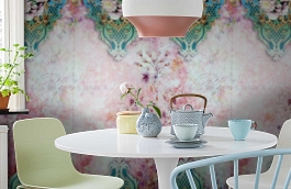 Обои BM26121 фото в интерьере кухни превью