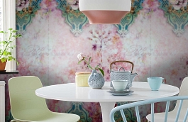 Обои BM26122 фото в интерьере кухни превью