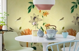 Обои 532036 фото в интерьере кухни превью