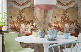 Обои 81303 фото в интерьере кухни превью