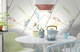 Обои FA43000M фото в интерьере кухни превью