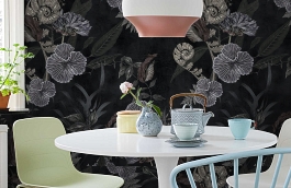 Обои 34304 фото в интерьере кухни превью