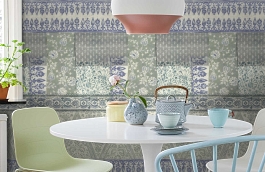 Обои 1937 фото в интерьере кухни превью