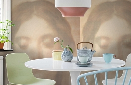 Обои 2203 фото в интерьере кухни превью