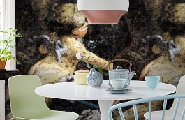 Обои 2205 фото в интерьере кухни превью