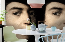 Обои 2227 фото в интерьере кухни превью