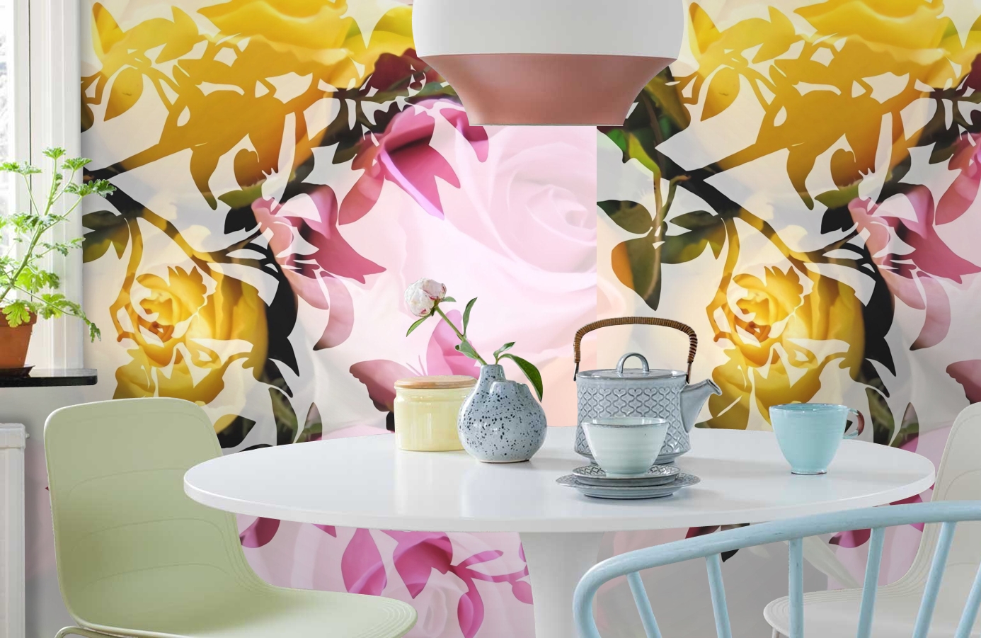 Обои P011301-5 фото в интерьере кухни