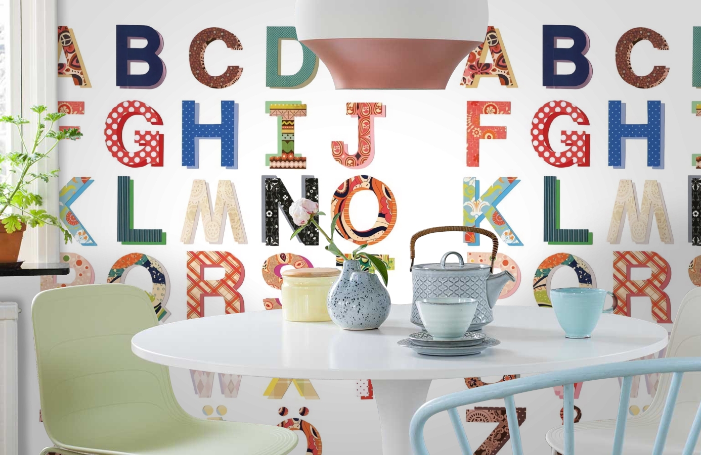 Обои P121803-5 фото в интерьере кухни