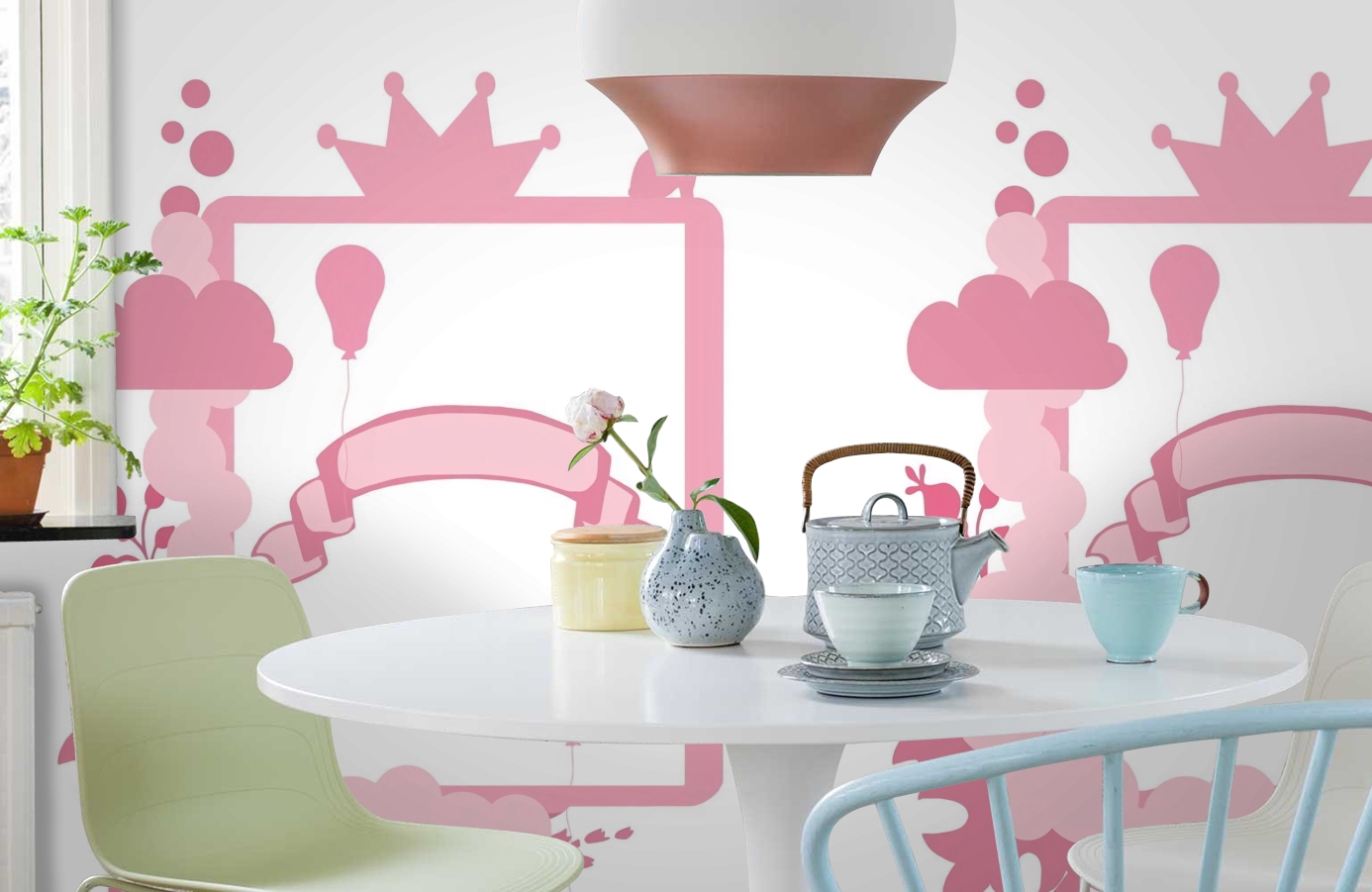 Обои P121901-5 фото в интерьере кухни