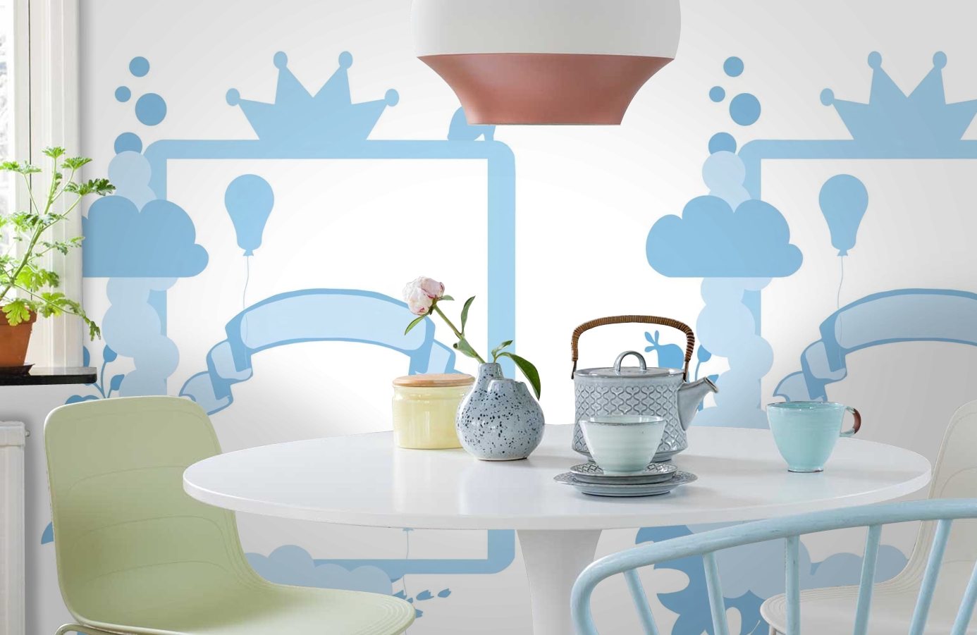 Обои P121902-5 фото в интерьере кухни