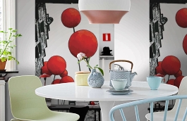 Обои P201301-5 фото в интерьере кухни превью