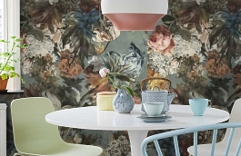 Обои 606867 фото в интерьере кухни превью