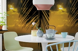 Обои 1422 lev5 805 фото в интерьере кухни превью