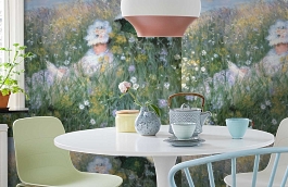 Обои 1425 lev5 405 фото в интерьере кухни превью