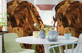 Обои 1442 lev5 805 фото в интерьере кухни превью