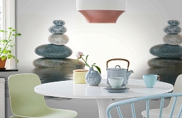 Обои 1550 lev6 805 фото в интерьере кухни превью