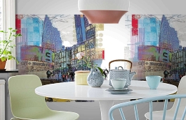 Обои 1554 lev6 805 фото в интерьере кухни превью