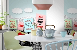 Обои P180601-4 фото в интерьере кухни превью