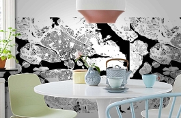 Обои P181401-8 фото в интерьере кухни превью