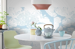 Обои P181402-8 фото в интерьере кухни превью