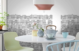 Обои P182401-5 фото в интерьере кухни превью