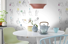 Обои P182501-4 фото в интерьере кухни превью