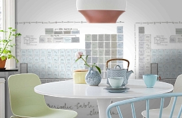 Обои P182801-6 фото в интерьере кухни превью