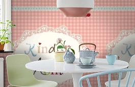 Обои 618202 фото в интерьере кухни превью