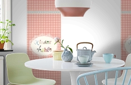 Обои 619201 фото в интерьере кухни превью