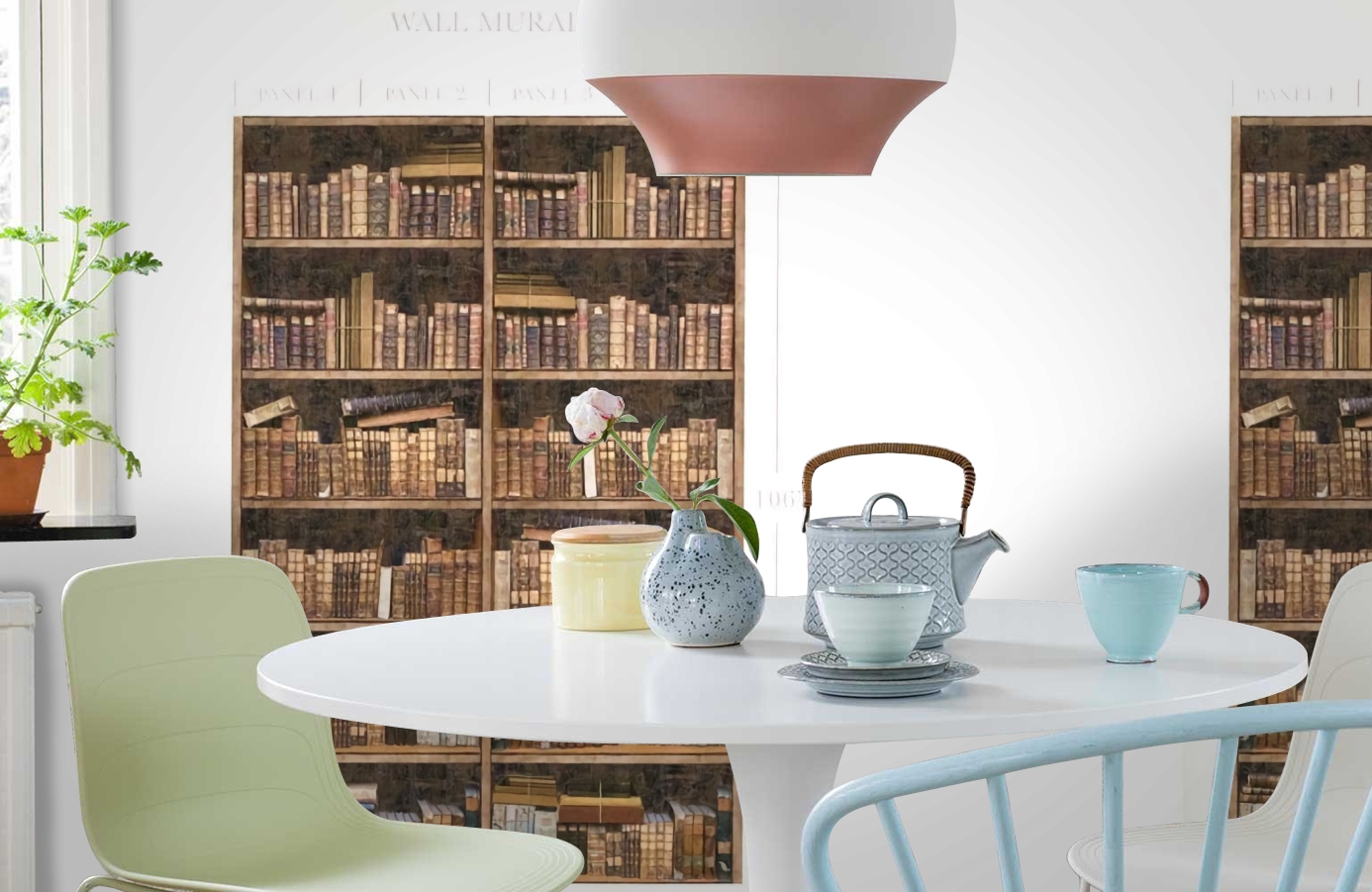 Обои MV72200M фото в интерьере кухни