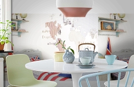 Обои 2000190 фото в интерьере кухни превью