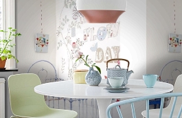 Обои 2000191 фото в интерьере кухни превью