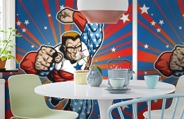 Обои MD903009 фото в интерьере кухни превью