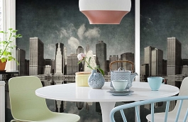 Обои MD903011 фото в интерьере кухни превью