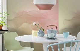 Обои 2214 фото в интерьере кухни превью