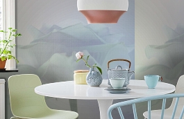 Обои 2215 фото в интерьере кухни превью