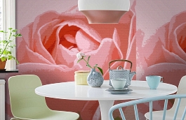 Обои 2226 фото в интерьере кухни превью