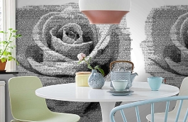 Обои 2228 фото в интерьере кухни превью