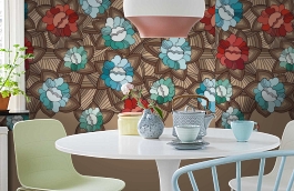 Обои DM219-2 фото в интерьере кухни превью