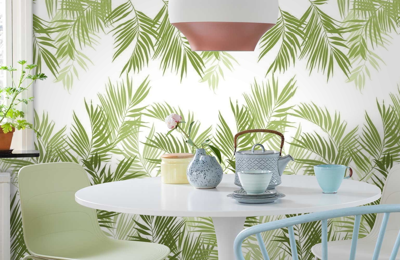 Обои P031602-6 фото в интерьере кухни