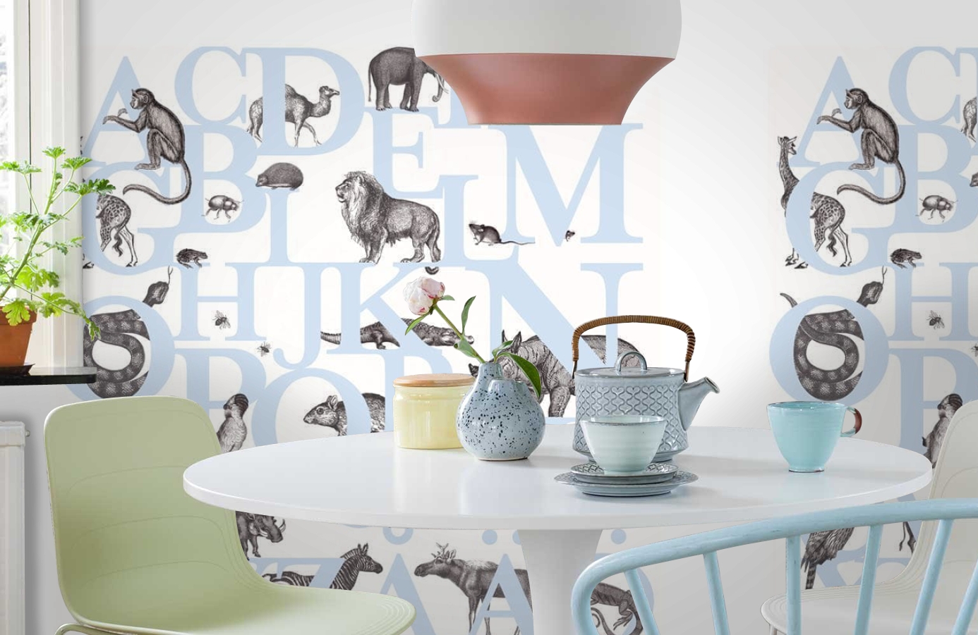 Обои P120401-6 фото в интерьере кухни