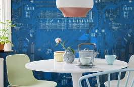 Обои P131302-6 фото в интерьере кухни превью