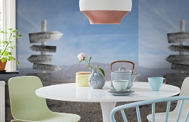 Обои P181901-6 фото в интерьере кухни превью