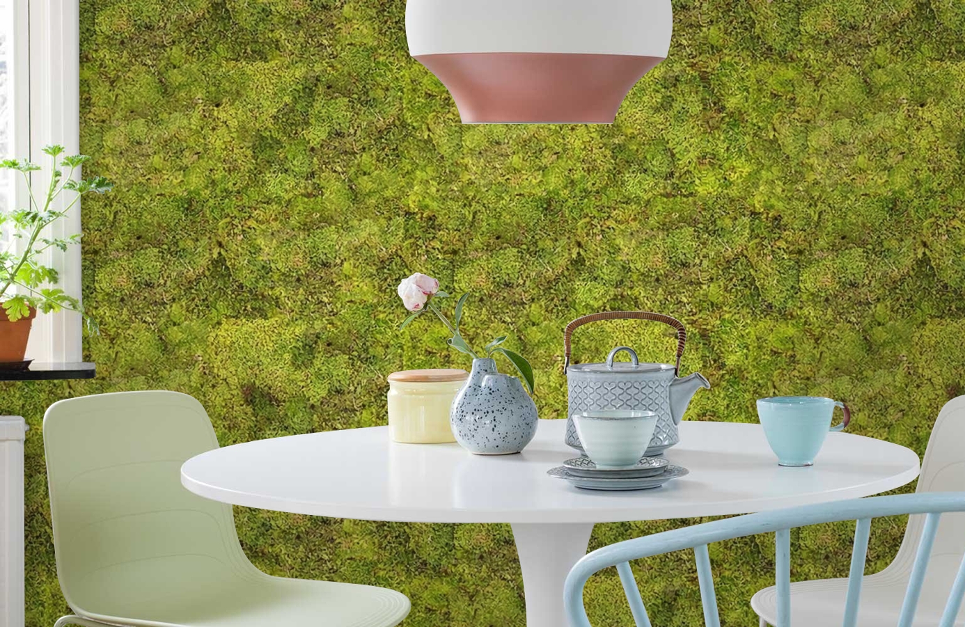 Обои P192801-6 фото в интерьере кухни