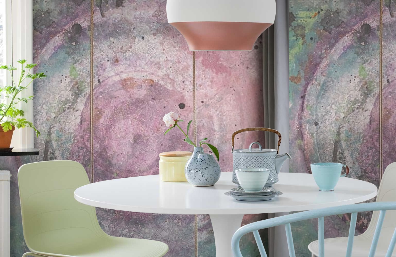 Обои P201701-6 фото в интерьере кухни