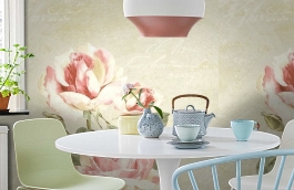 Обои SM72901 фото в интерьере кухни превью