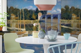 Обои 1429 lev5 606 фото в интерьере кухни превью